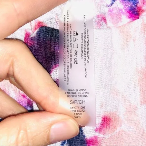 Raisins Cover Ups Tie Dye Torquay Smock Romper - Picture 7 of 7